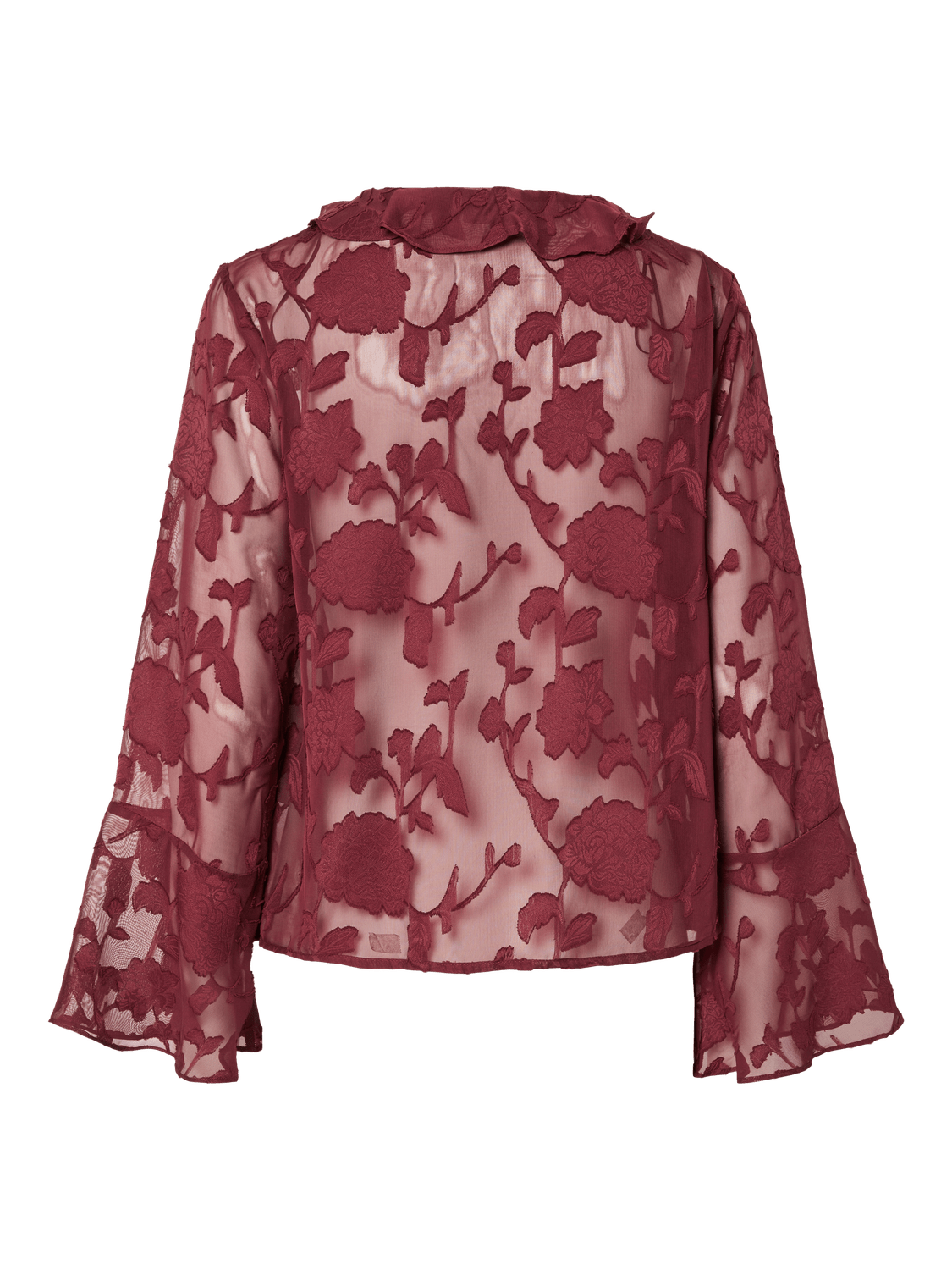 PCMUMO Top - Tawny Port - VERO MODA & VILA Bergvik